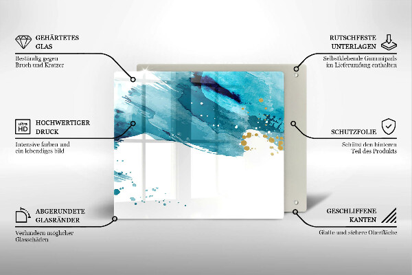 Protection plaque induction Taches bleues