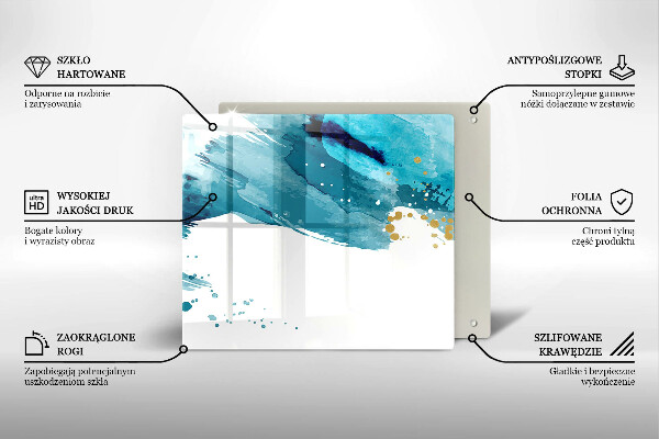 Protection plaque induction Taches bleues