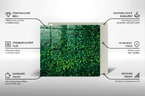 Cache plaque de cuisson Plante à petites feuilles