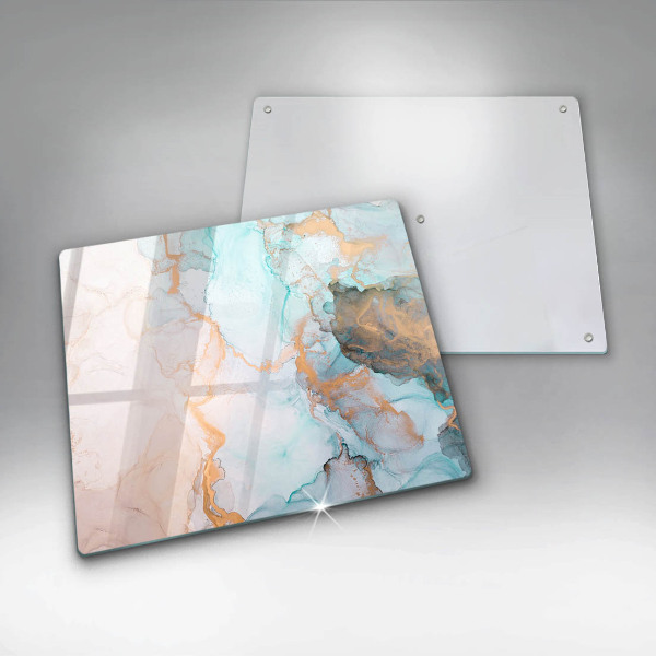Cache plaque de cuisson Abstraction de marbre