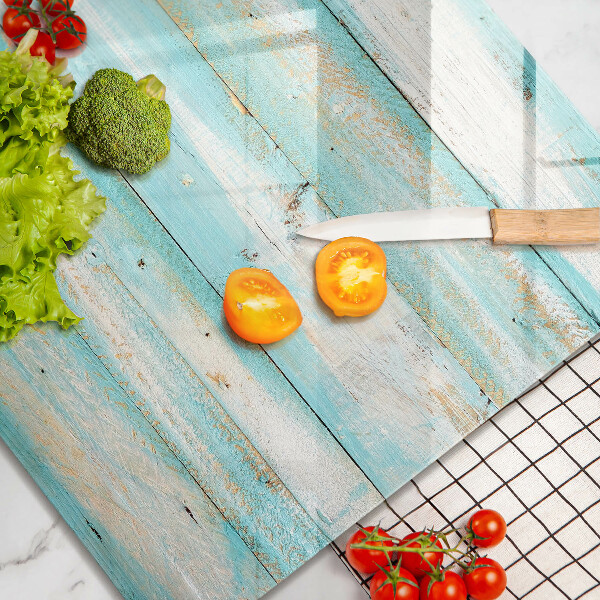 Cache plaque de cuisson Planches de bois vintage