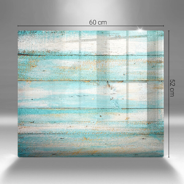 Cache plaque de cuisson Planches de bois vintage