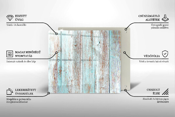 Cache plaque de cuisson Planches anciennes vintage