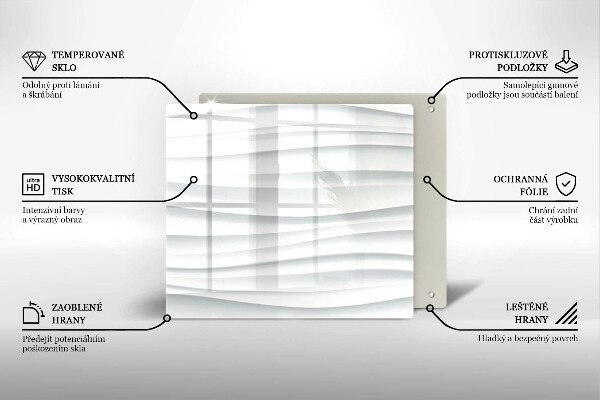 Cache plaque de cuisson Structure moderne