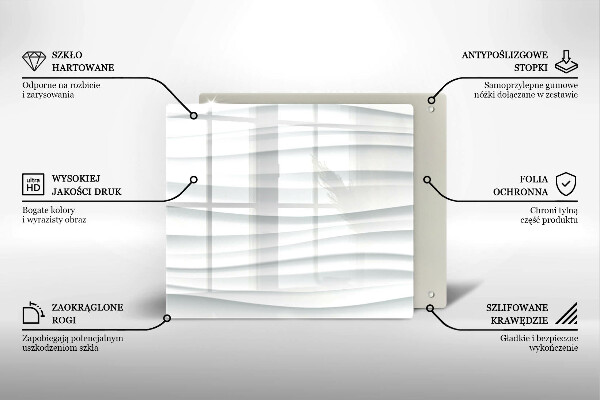 Cache plaque de cuisson Structure moderne