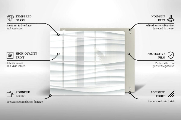 Cache plaque de cuisson Structure moderne