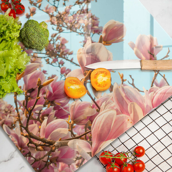 Cache plaque de cuisson Arbre à fleurs roses