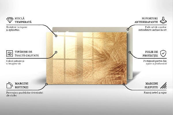 Protège plaque de cuisson Vacances à la plage et au sable