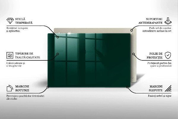 Protège plaque de cuisson Couleur verte