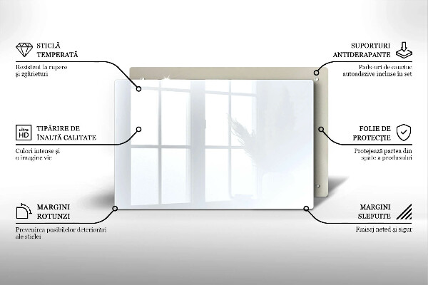 Protège plaque de cuisson couleur blanche