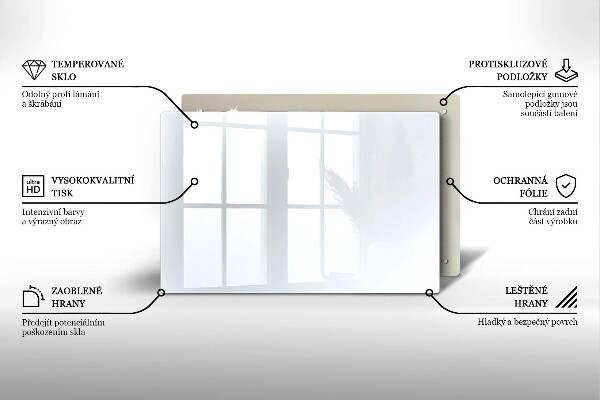 Protège plaque de cuisson couleur blanche