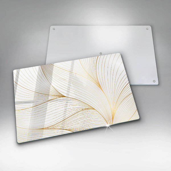 Protège plaque de cuisson Modèle de lignes modernes