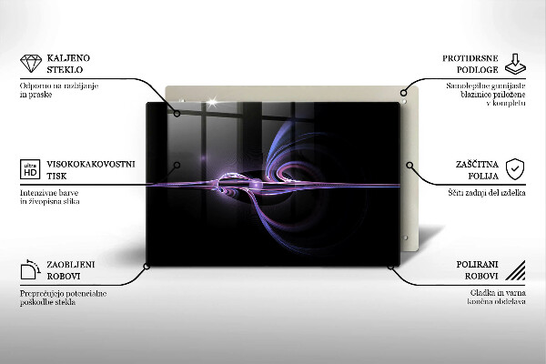 Protège plaque de cuisson Abstraction moderne