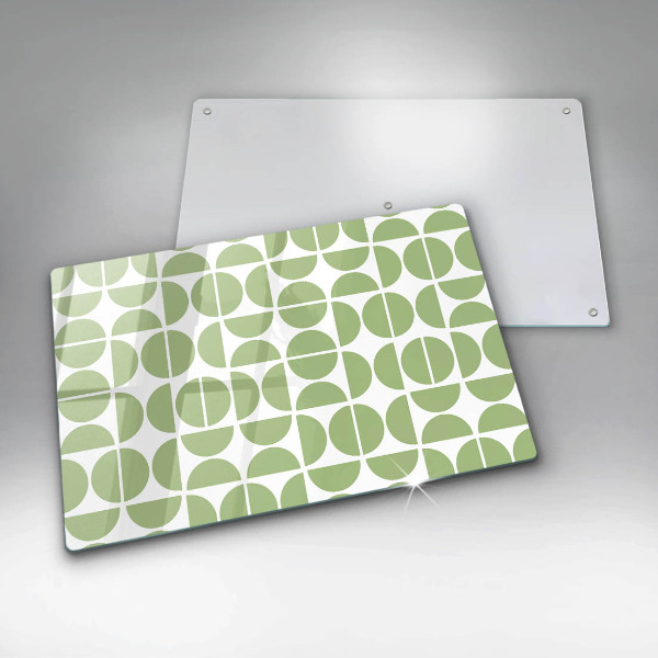 Protège plaque de cuisson Modèle de formes bohèmes