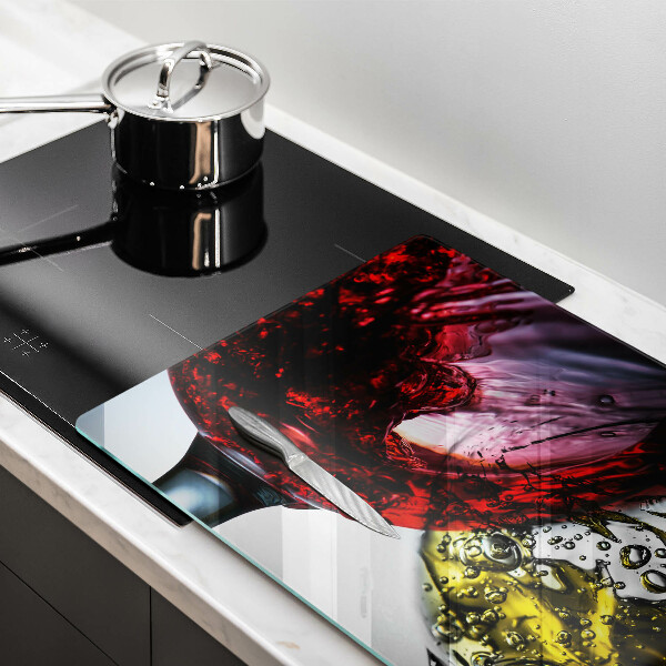 Protège plaque de cuisson Verres de vin