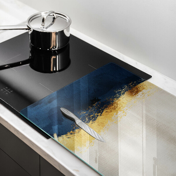 Protège plaque de cuisson Abstraction de l'or