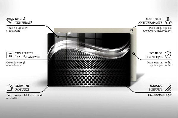 Protection pour plaque de cuisson Structure métallique