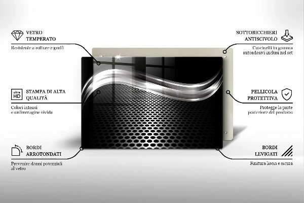 Protection pour plaque de cuisson Structure métallique