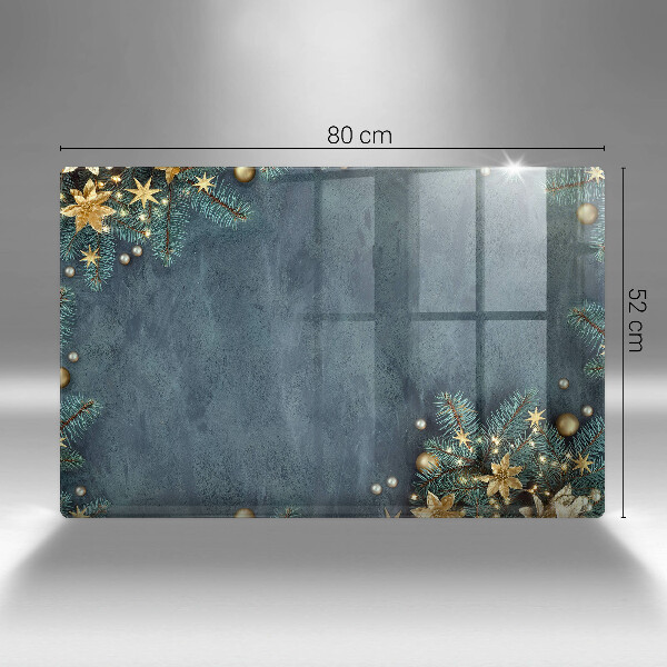 Protège plaque de cuisson décorations de Noël