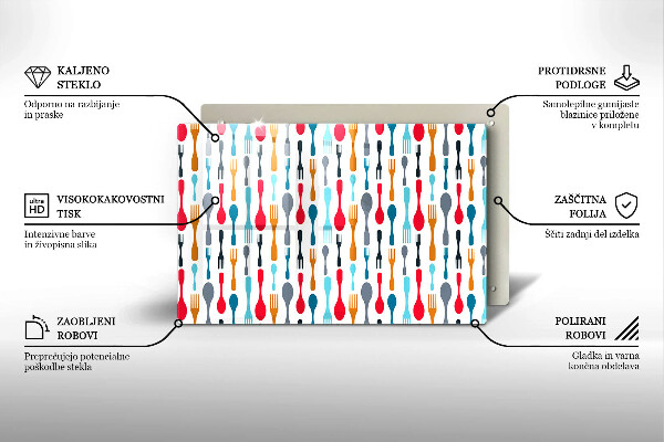 Protège plaque de cuisson Illustration de cuillère