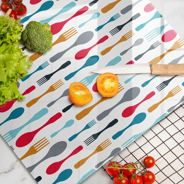 Protège plaque de cuisson Illustration de cuillère