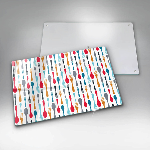 Protège plaque de cuisson Illustration de cuillère