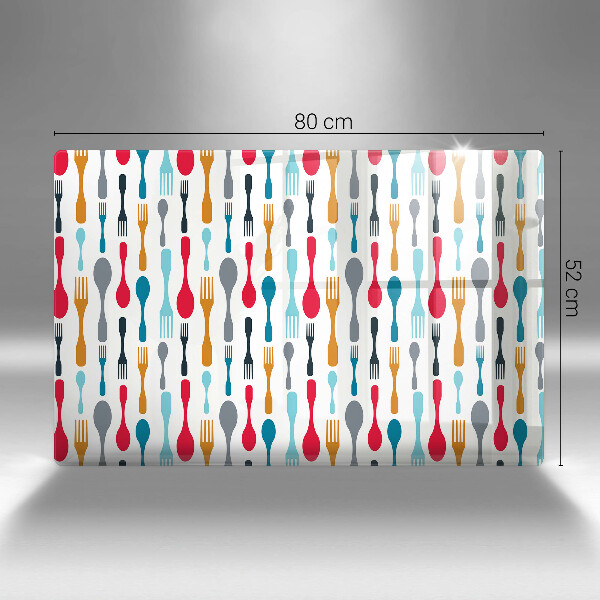 Protège plaque de cuisson Illustration de cuillère