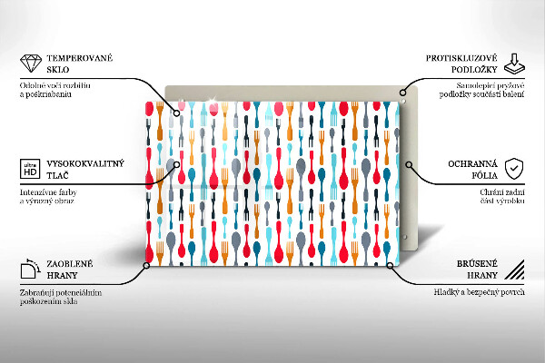Protège plaque de cuisson Illustration de cuillère