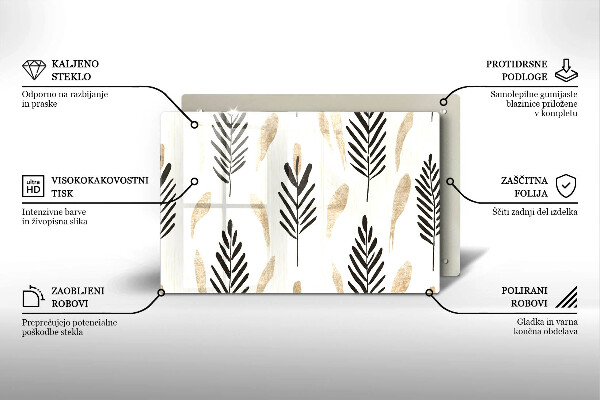 Protège plaque de cuisson Plantes bohèmes