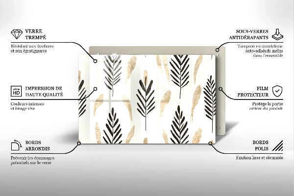 Protège plaque de cuisson Plantes bohèmes