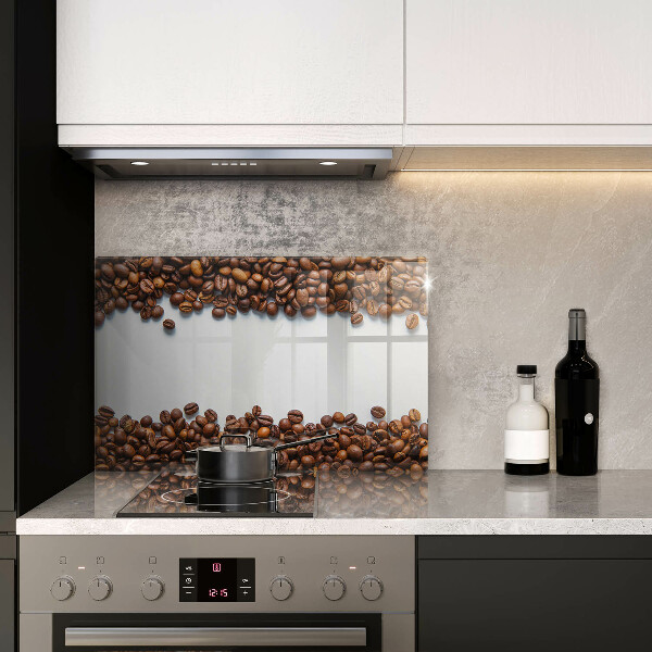 Protège plaque de cuisson Grains de café