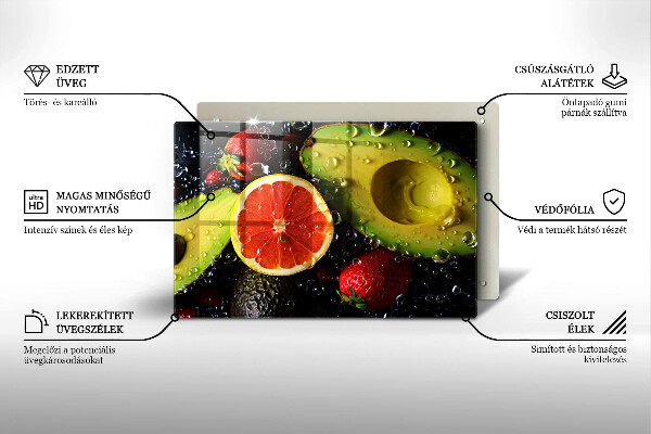 Protège plaque de cuisson Fruits et légumes