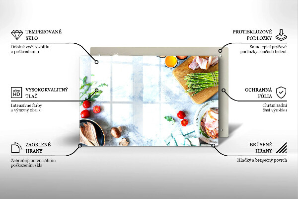 Protège plaque de cuisson Ingrédients en cuisine