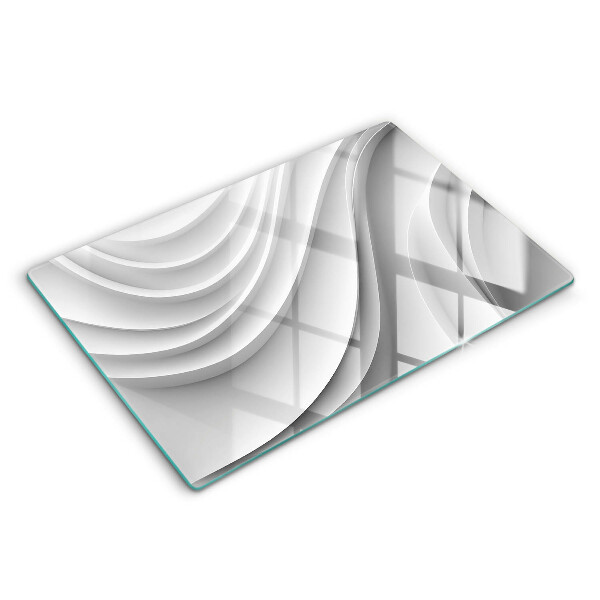 Protège plaque de cuisson Lignes géométriques