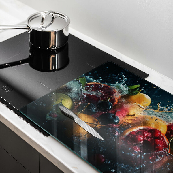 Protège plaque de cuisson Fruits dans l'eau