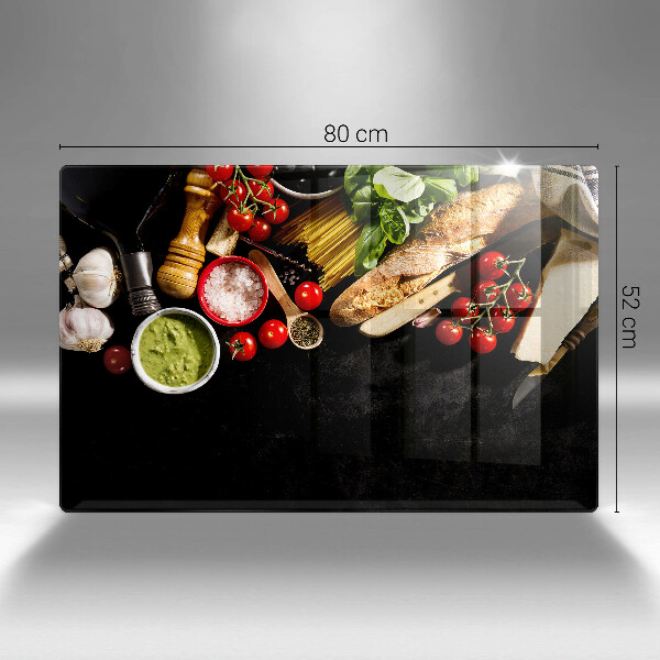 Protège plaque de cuisson Ingrédients et épices italiens