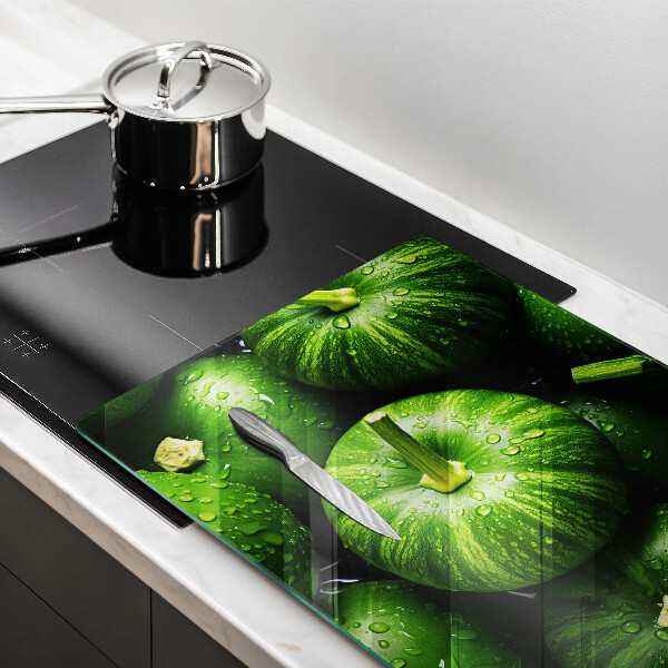 Protège plaque de cuisson Citrouilles vertes