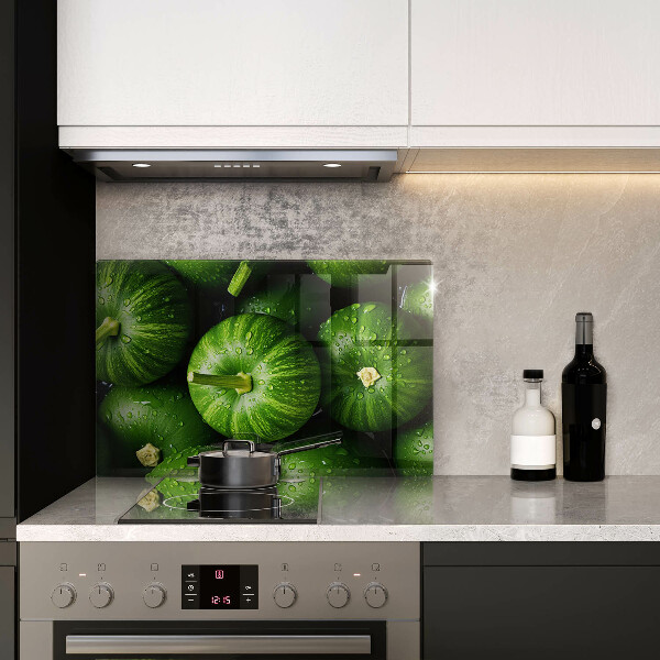 Protège plaque de cuisson Citrouilles vertes