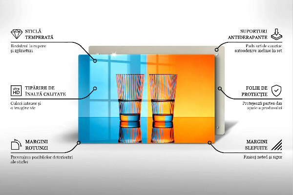 Protège plaque de cuisson Deux verres d'eau