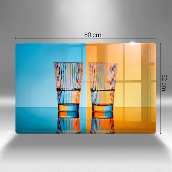 Protège plaque de cuisson Deux verres d'eau