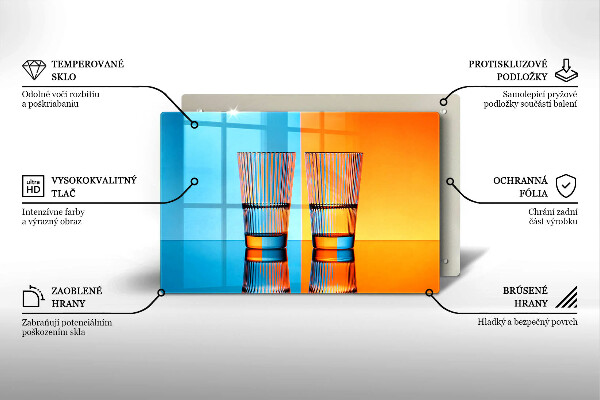 Protège plaque de cuisson Deux verres d'eau
