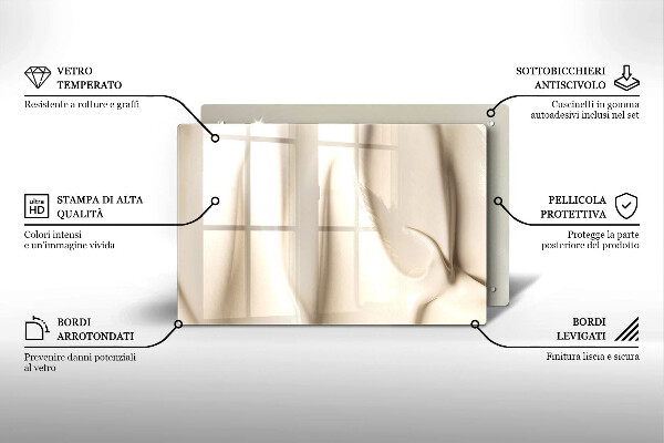Protège plaque de cuisson Glace crémeuse