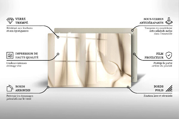 Protège plaque de cuisson Glace crémeuse