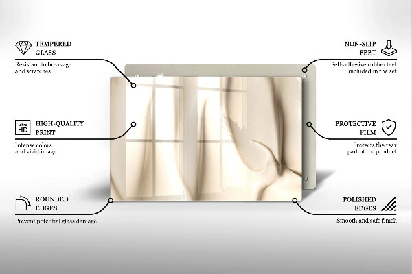 Protège plaque de cuisson Glace crémeuse