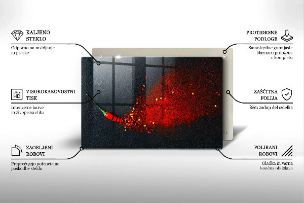 Protège plaque de cuisson Piment
