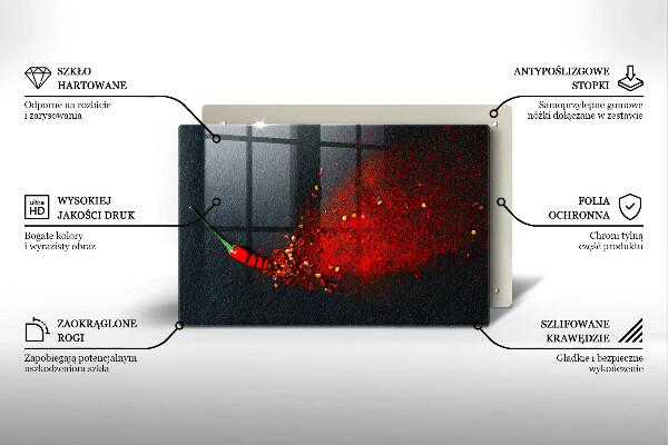 Protège plaque de cuisson Piment