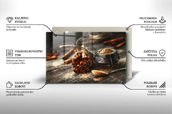 Protection pour plaque de cuisson Gousses de vanille