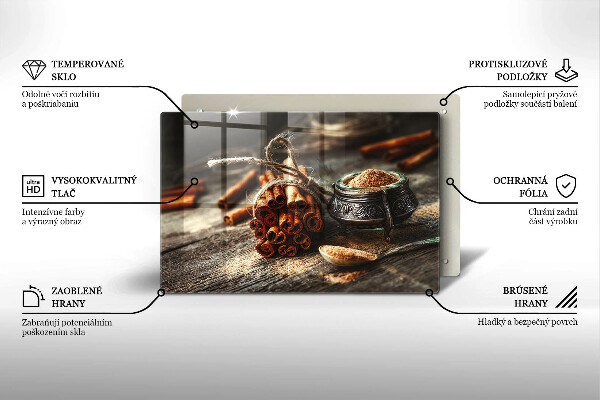 Protection pour plaque de cuisson Gousses de vanille