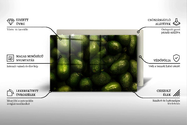 Protection pour plaque de cuisson Fruit d'avocat