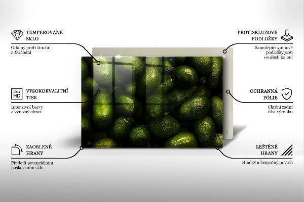 Protection pour plaque de cuisson Fruit d'avocat